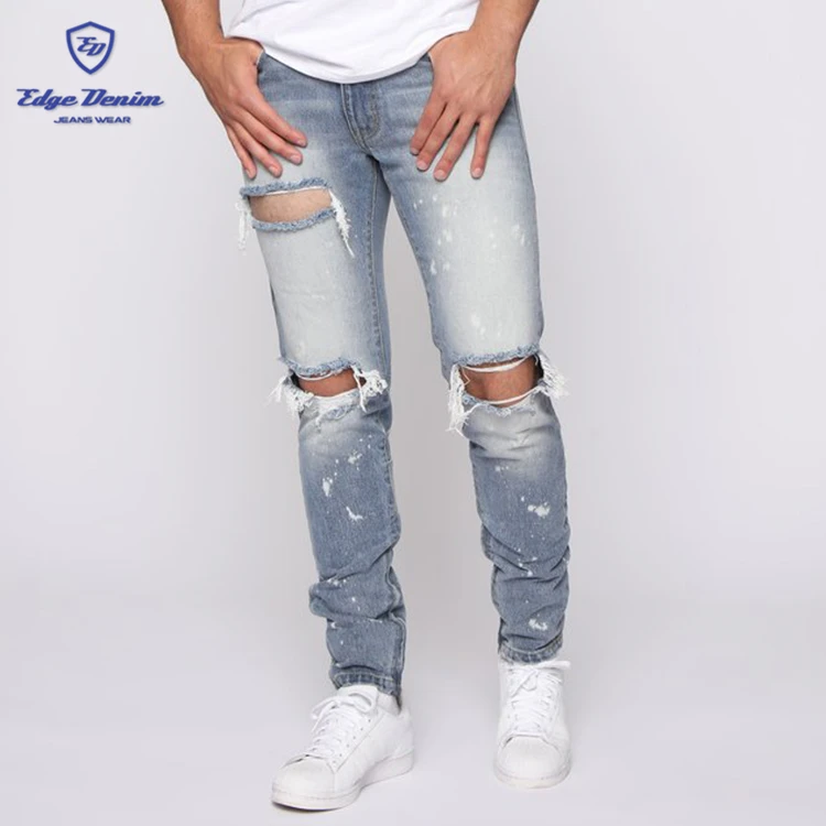 mens jeans with spandex and cotton