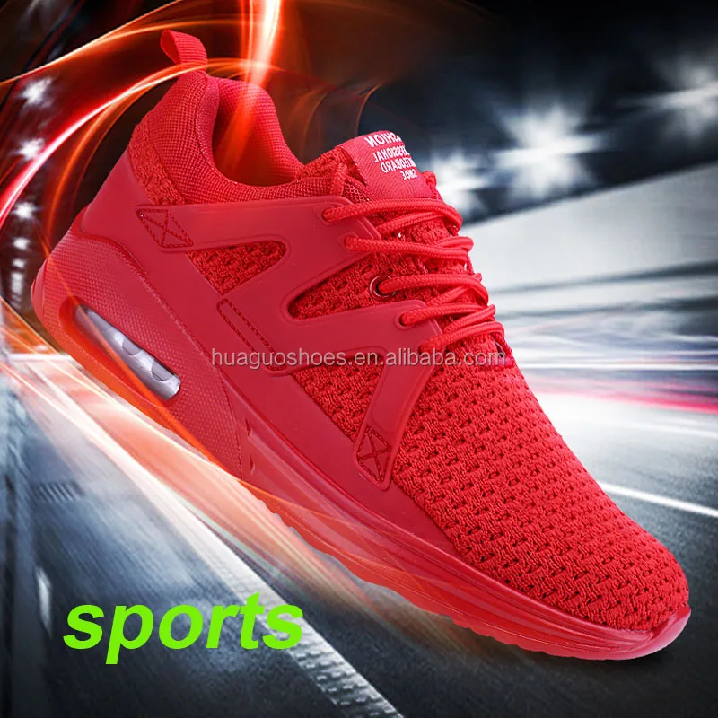 

Men's sneakers Air-cushion sports running shoes, Black;red;white