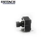 Square Push Button Single Row 2 Pins Braid Micro Push Button Tact Switch for Kitchen Smoking Machine