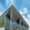 Exterior Decoration Function Steel Structure With Glass Curtain Wall For Business/ Exhibition hall Building Construction