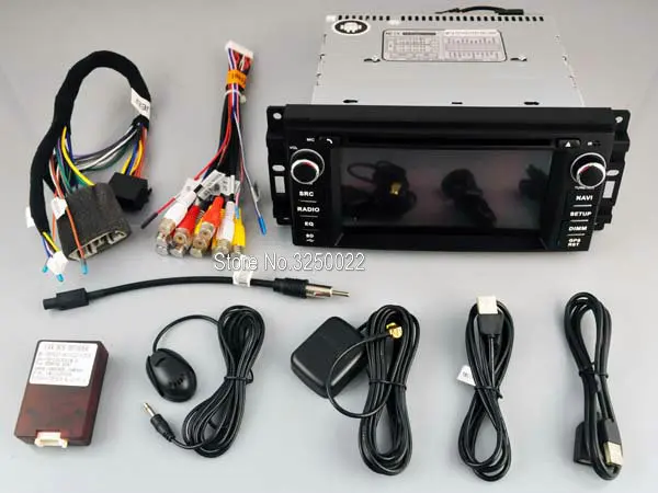 Top Android 9.0 Car Dvd Navi Player FOR JEEP CHEROKEE,COMMANDER audio multimedia auto stereo support DVR WIFI DAB OBD all in one 22