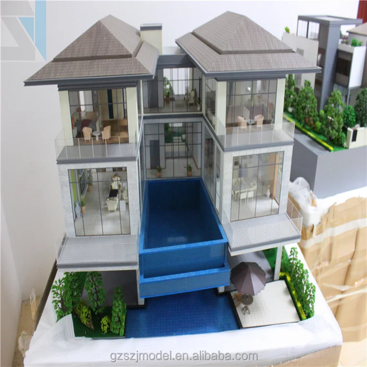 miniature house building