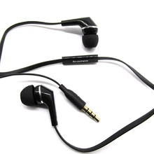 100% Original LH102 Earphone with Mic+Remote+Volume Control 3.5mm In Ear Earphone for Lenovo P780 S90 P70 Earphone Xiaomi