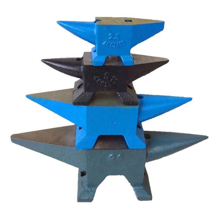 
Wholesale 5 to 100 KG Double Horn Forged Steel Anvil Blacksmith Anvil for Sale 
