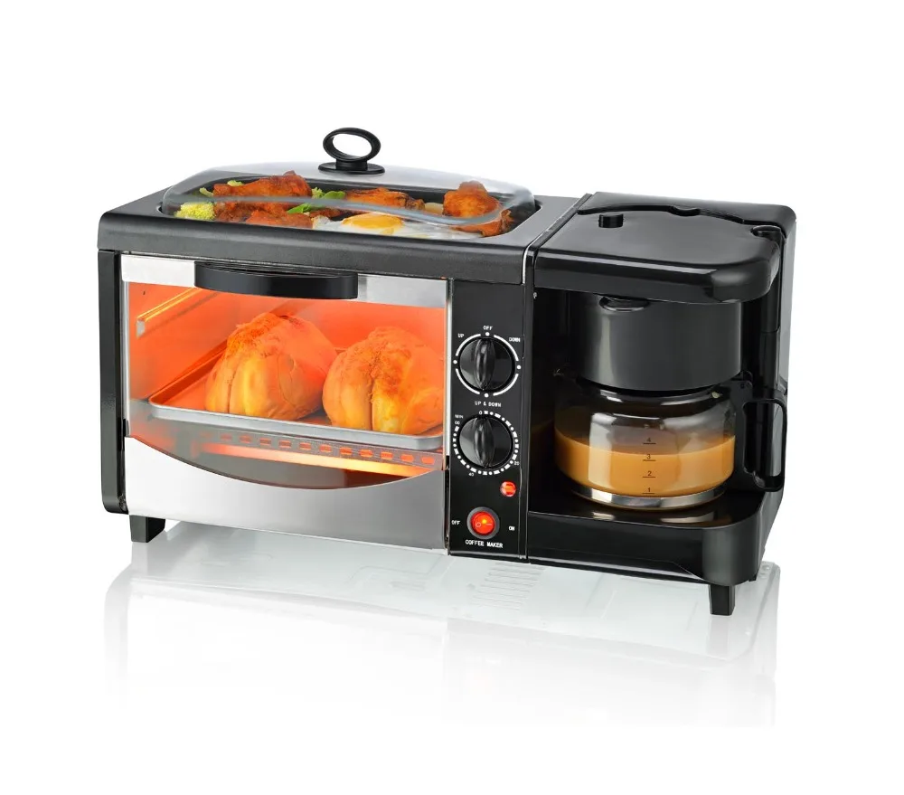 One Slice Bread Toaster Oven With Hot Plate Buy 2 In 1 Breakfast