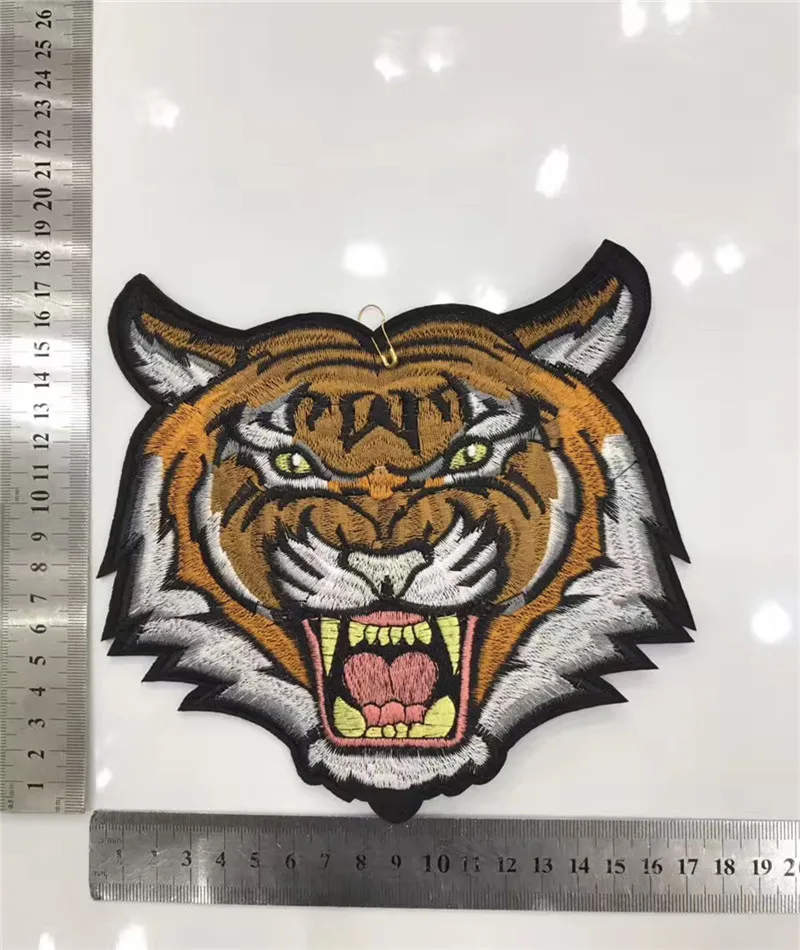 Buy Large Pink Tiger Iron On Patch Online
