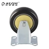 Competitive price bolt hole double brake medium duty wheel pu or caster