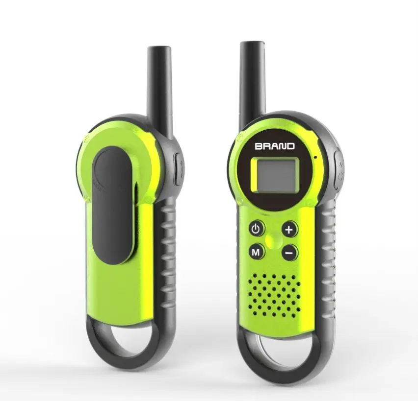 

2019 New high technology rechargeable mini cute design easy to use toy walkie talkie for girls and boys, Black,blue, yellow, red, camouflage