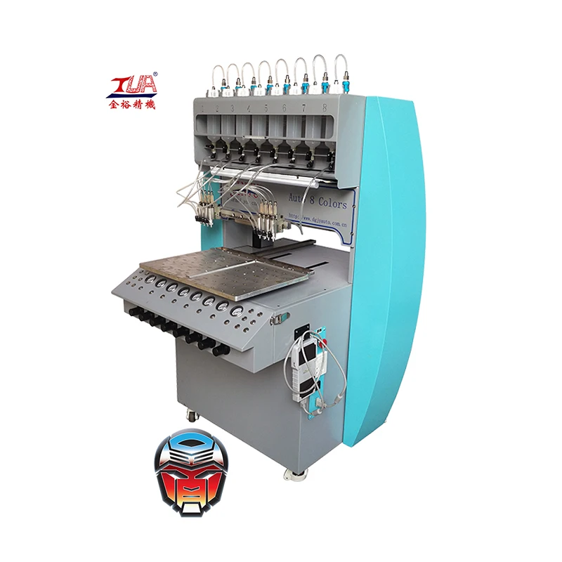 jinyu automatic clothes pvc label dripping machine