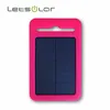 multi-color mobile phone charging solar panels power bank