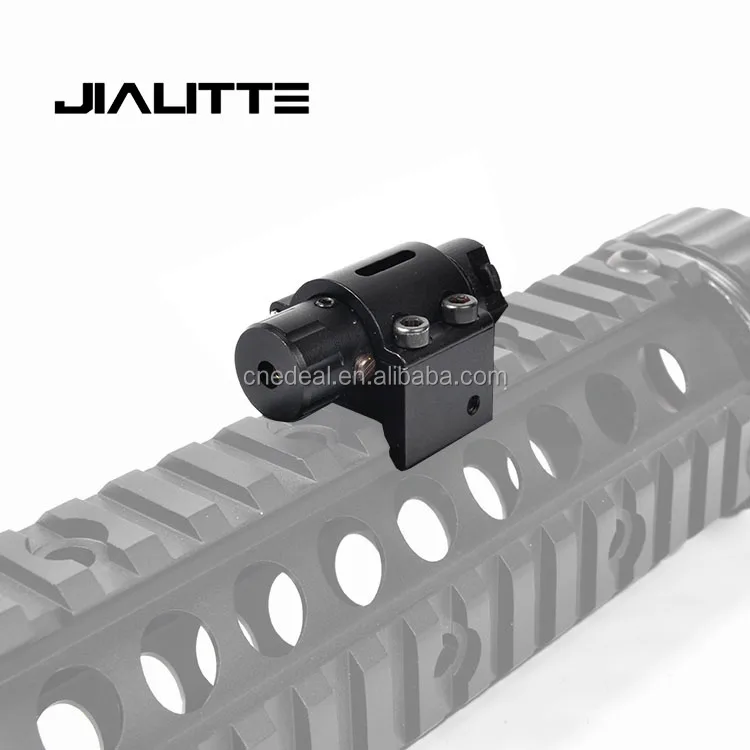 

Jialitte J259 Tactical 532nm red dot laser sight mounted on Weaver Picatinny Rail, Black