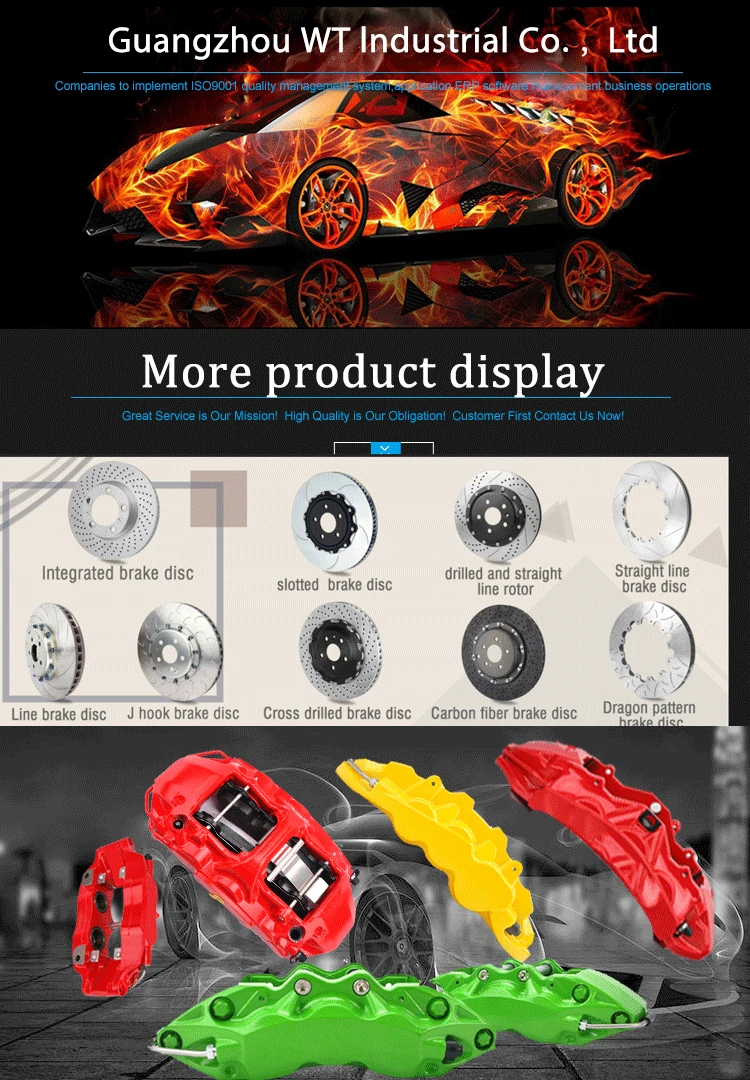 Hot sales CP5200 Four Piston Brake Calipers With brake disc 330*28mm for Honda civic 17rim wheels modified Brake System