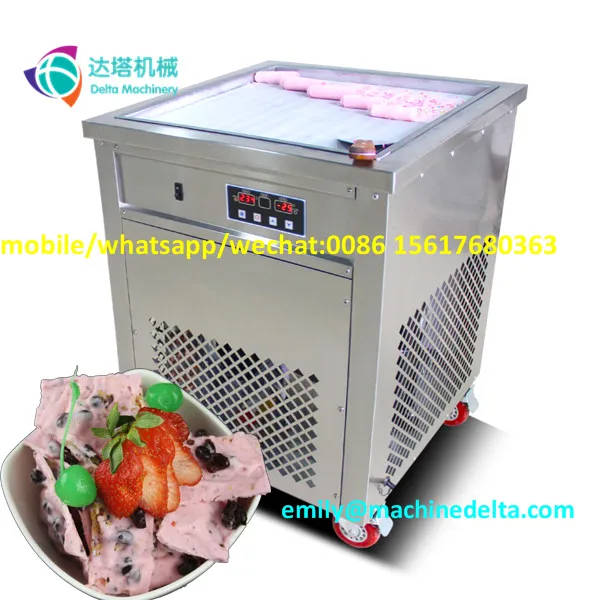 Ice Cream Cold Plate Machine /fried Ice Cream Rolls Equipment/ Fresh