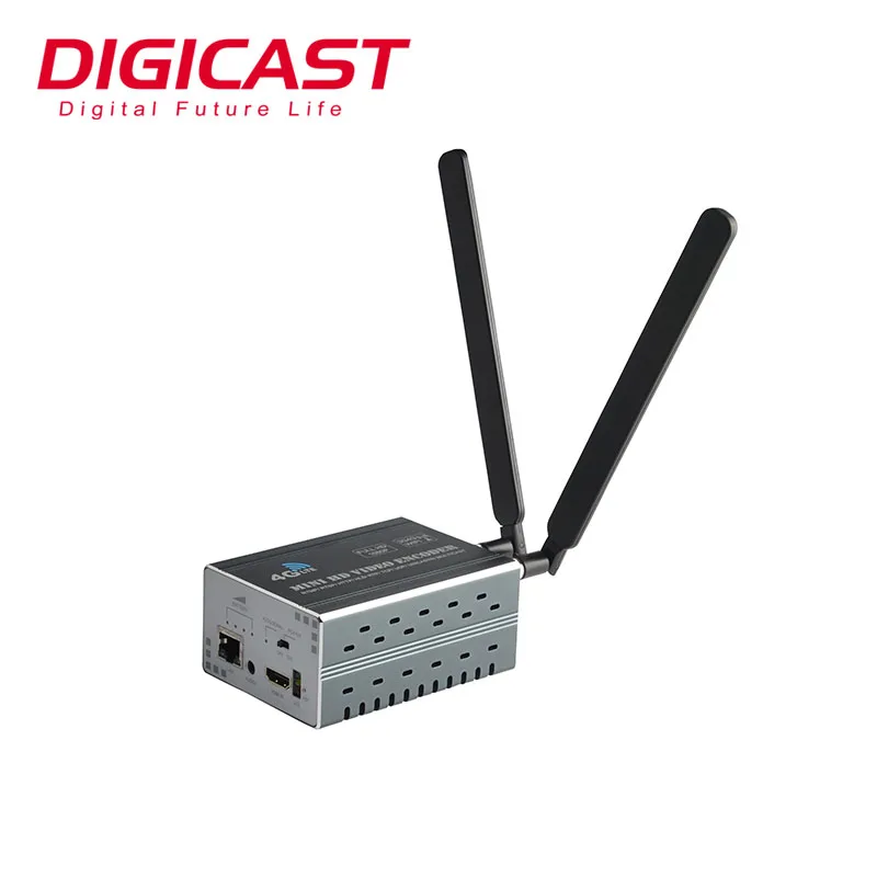 4G 3G LTE WIFI Internet Facebook Live Video Server VGA IP Encoder IP Audio Encoder H.265 IPTV Encoder