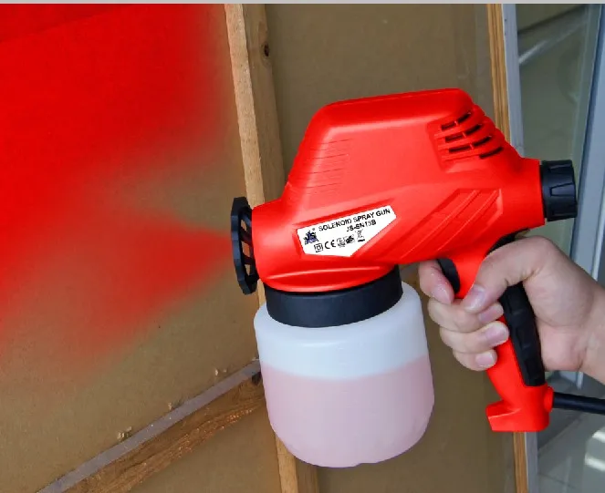 Paint Spray Gun Application And Airless Spray Gun Type Electric Airless Solenoid Paint Gun (js