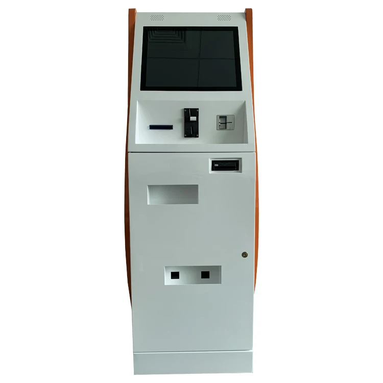 
All in one cash bitcoin exchange terminal touch screen self service ATM machine coin bill acceptor pay kiosk 