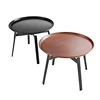 The round tea table in the living room