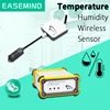 wireless digital alarm temperature and humidity sensor with data logger