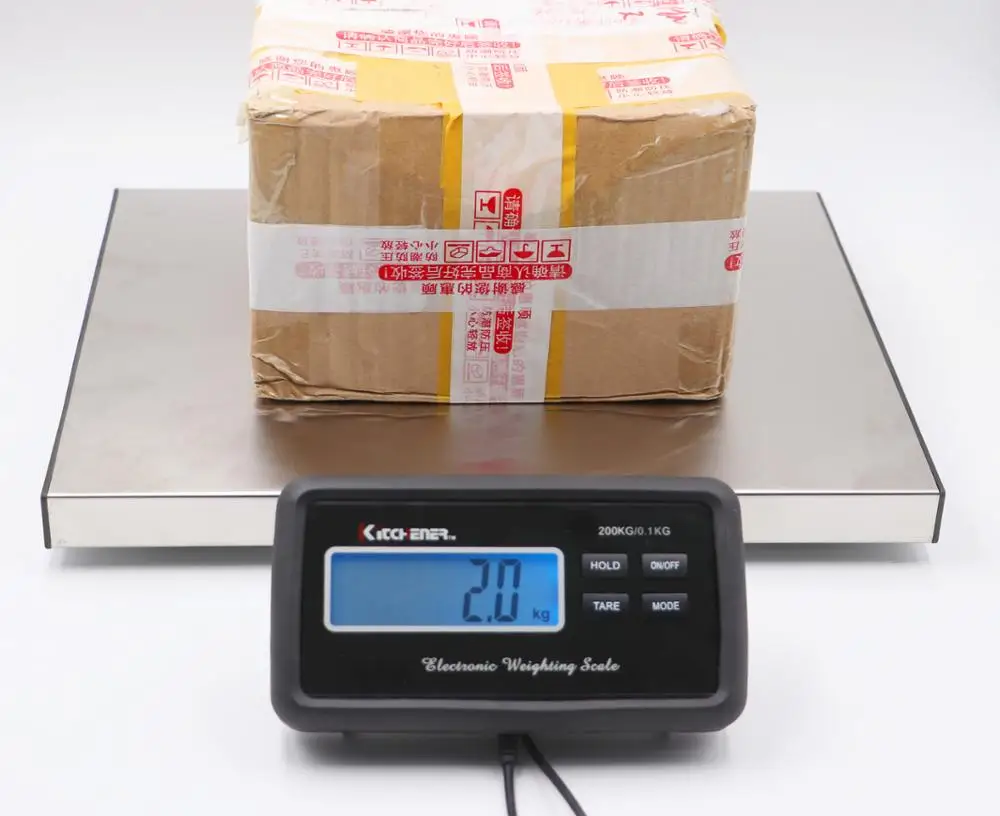 thumbnail image 2 of Heavy Duty Digital Postal Scale - 100kg/220lbs Capacity, Stainless Steel Platform, For Commercial Parcel Weighing 2 of 14