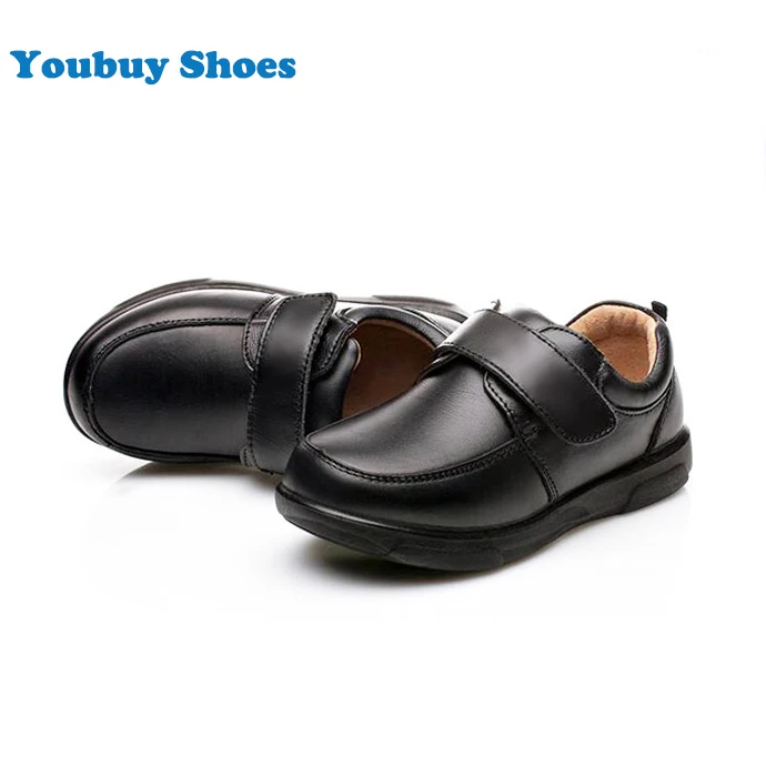 leather boys school shoes