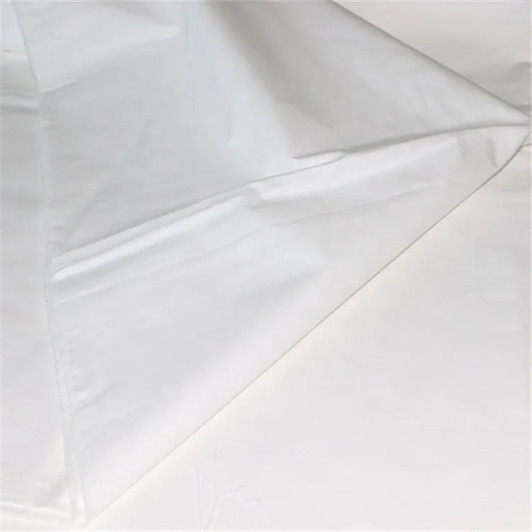 
BCI Cotton 60s High Quality White Hotel Bedding Fabric 