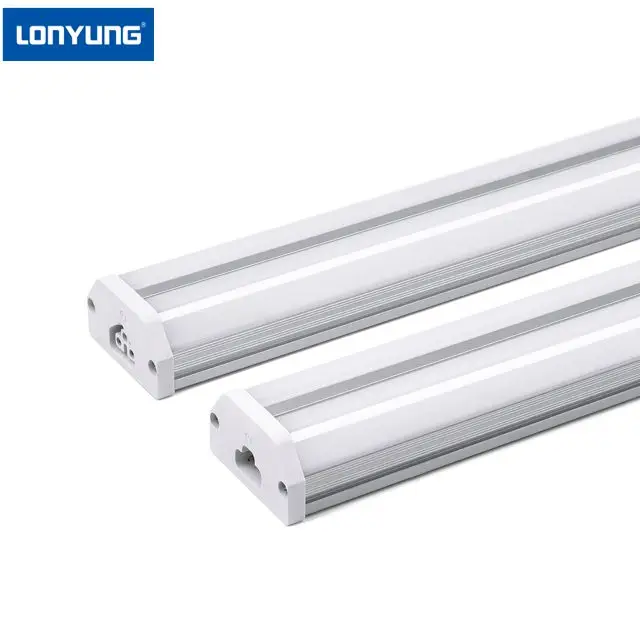 DLC approved T5 tube 30W, 2-8ft 60W 2400mm Dimmable t5 linkable led bulb to replace fluorescent lamp