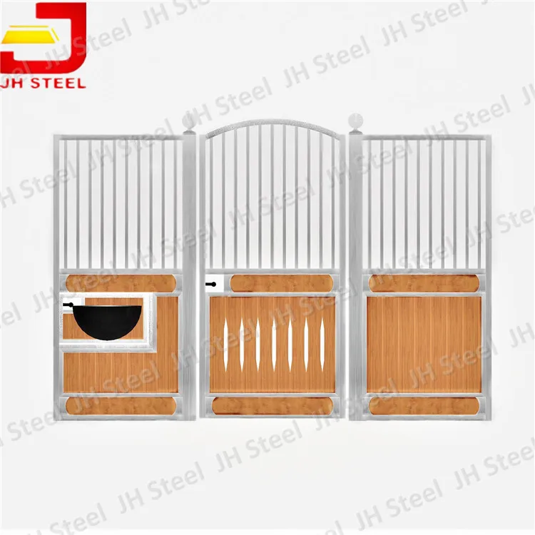 

Bamboo Galvanized Large Customized Hot Sale Metal Double Dutch Door Horse Stable Stall