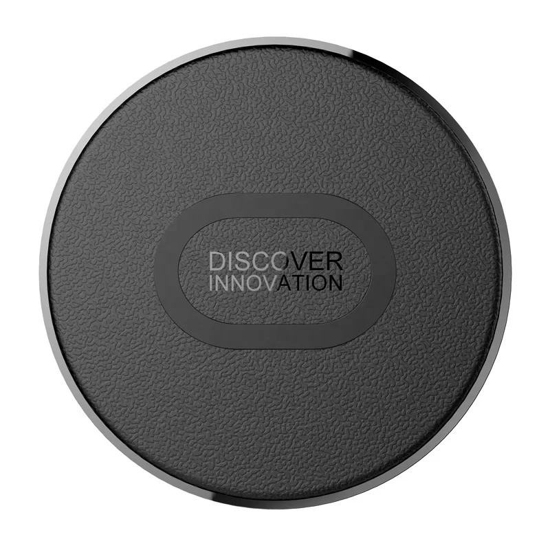 

Easy bring Mini ultra thin wireless fast charger for Samsung S10, 1cm 9V 1.7A, Black