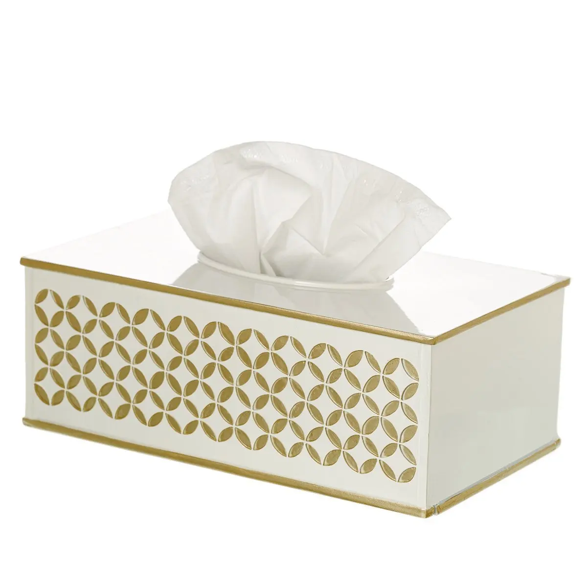 Black S Forever Diamond Chic Kleenex Box Holders PU Leather Rectangle Tissue Box Cover