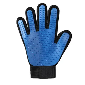 Image of 180 Silicone Tips Dog Hair Removal Pet Grooming Glove