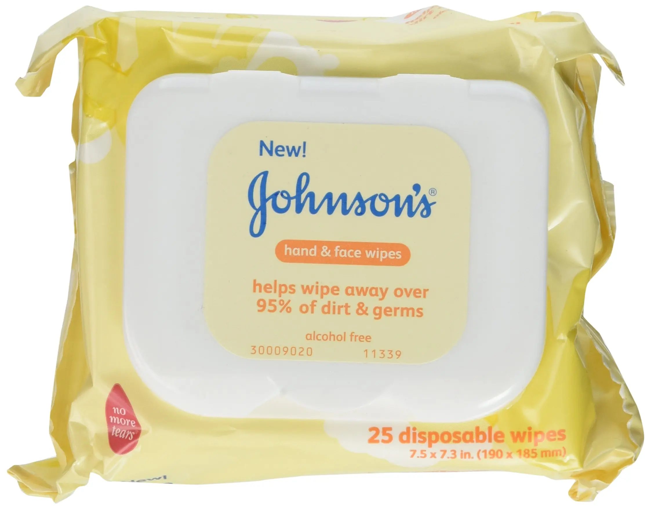 johnson and johnson baby face wipes