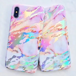 Unicorn Bomb Holo TPU Marble Case Apple iPhone X