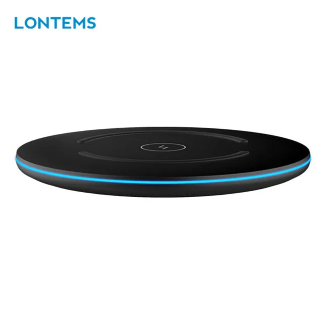 

2018 Hot 10W Qi Standard Fast Wireless Charger for Samsung for Apple, Black;white