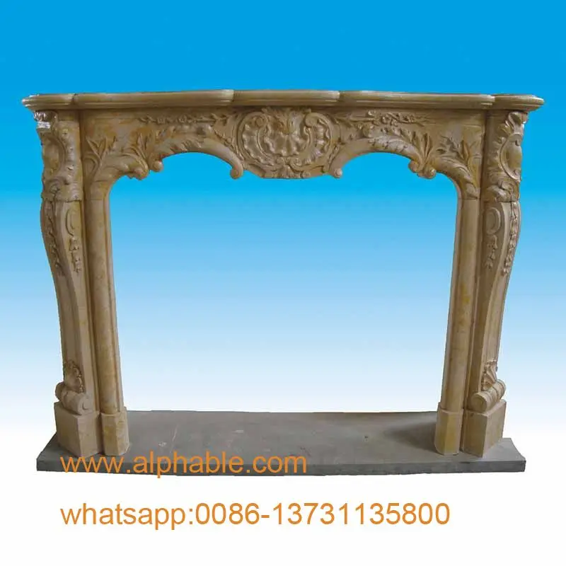 
Directly Factory Hand Carved Indoor China Marble Fireplace 