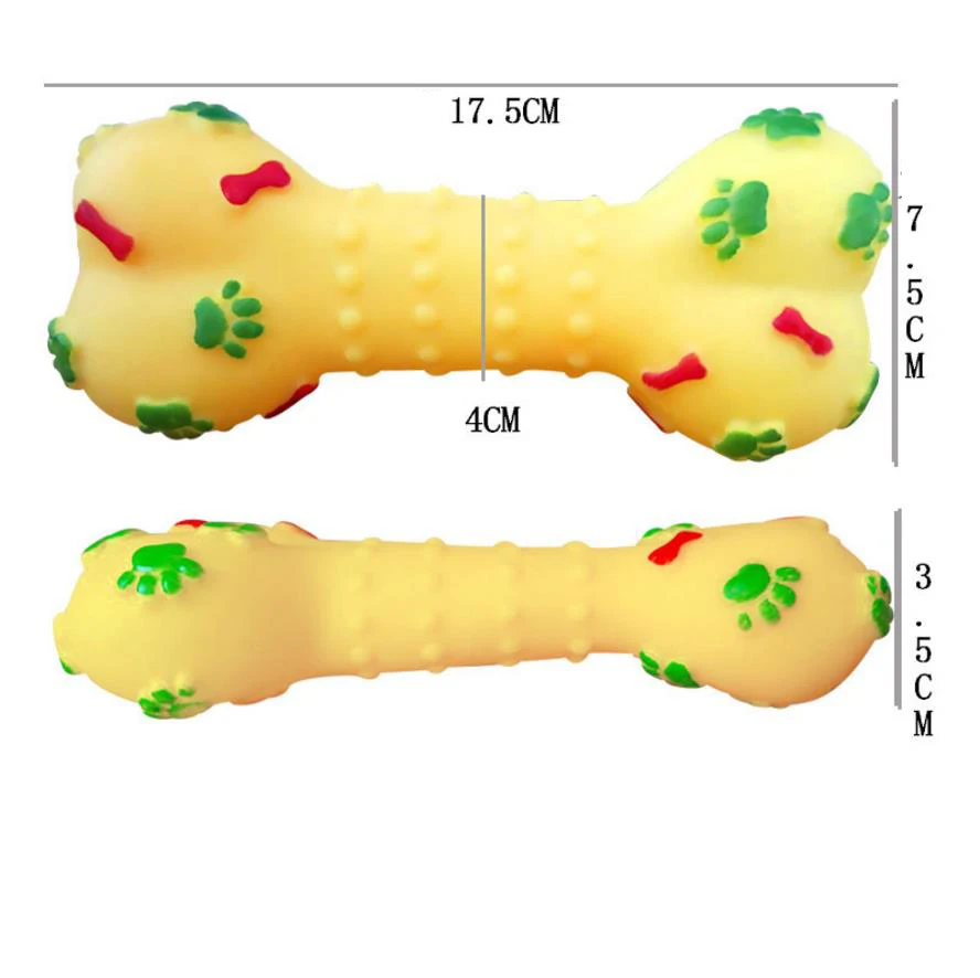 Vinyl Pet Barbell Dog Toy Squeaky Dog Toy Manufactures Plastic Ball