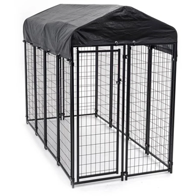 

hot dipped galvanized material purple eco-friendly dog kennel hot sale