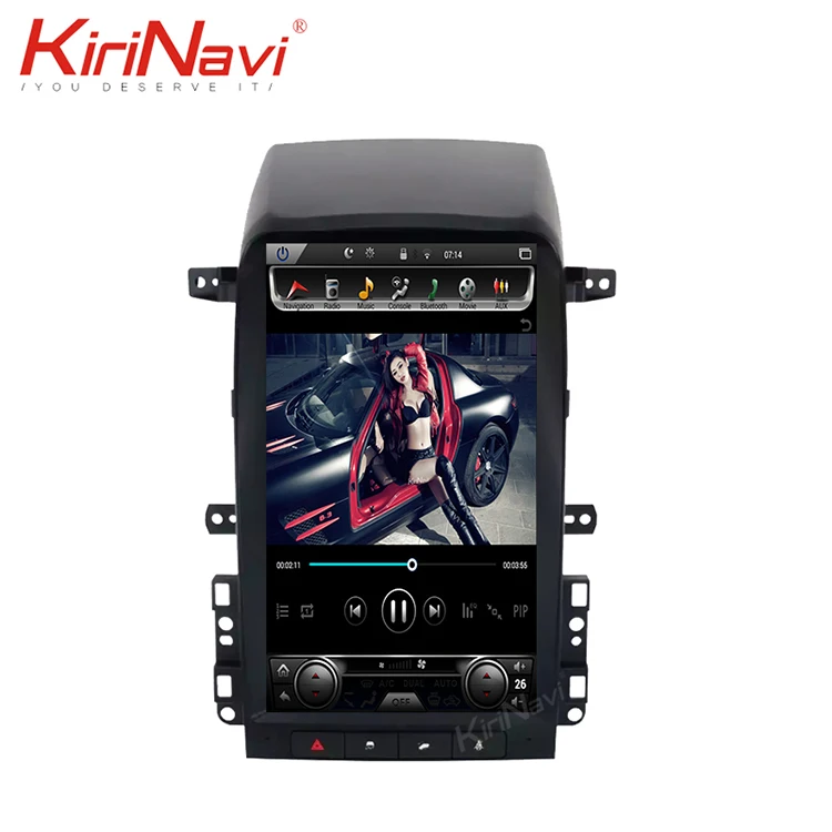 

KiriNavi Vertical screen android 7.1 13.6'' headrest dvd player for Chevrolet Captiva 2008-2012 android car stereo navigation