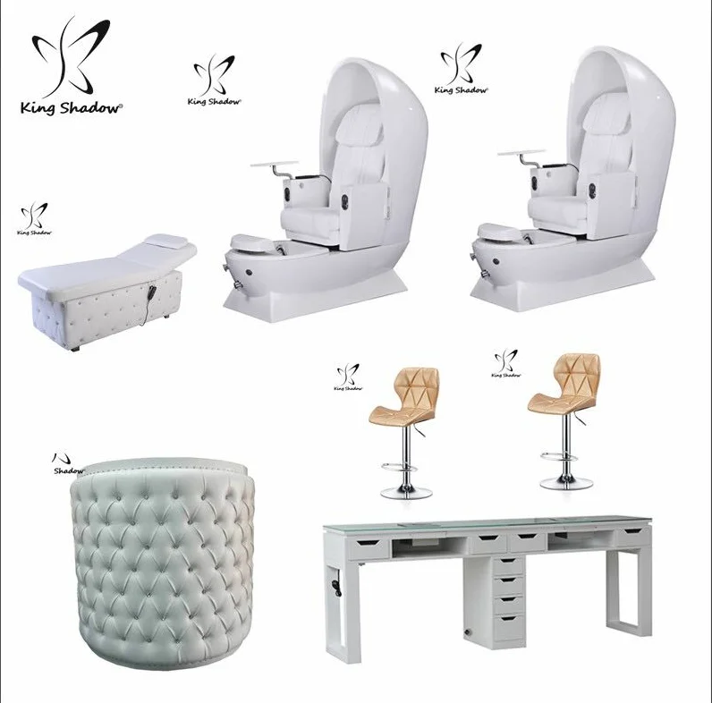 Double Seats Manicure Table Nail Table Used Manicure Desk For Nail