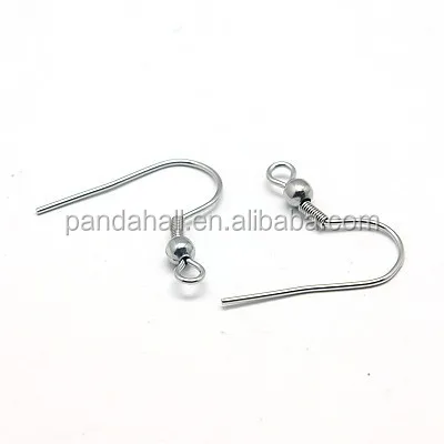 

Pandahall 1000pcs/bag 304 Stainless Steel Earring Hooks Findings Wholesale Earring Findings Earring Hooks for Jewellery Making