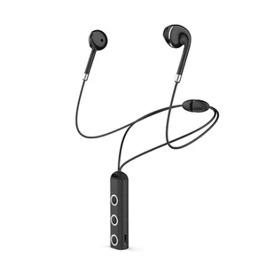 Magnetic Wireless Ear Sport Headphones Microphone