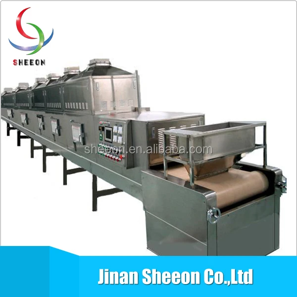 Continuous microwave nuts dryer/Beans drying machine/Grain Microwave Dryer