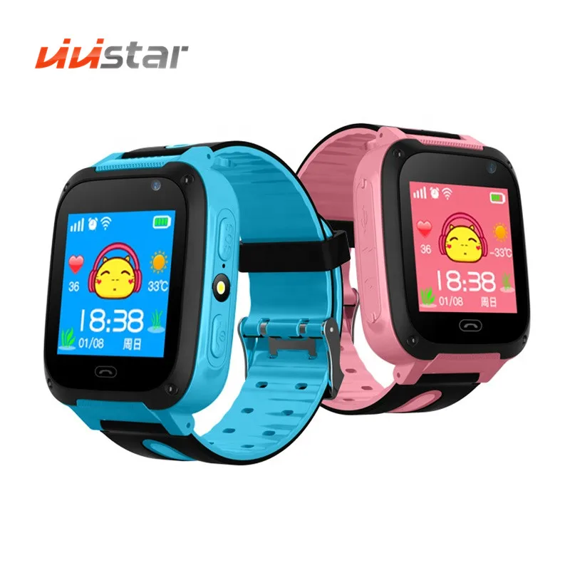 

2019 New product kids smart watch Anti-Lost LBS tracking Smart Bracelet 2G, Pink blue green