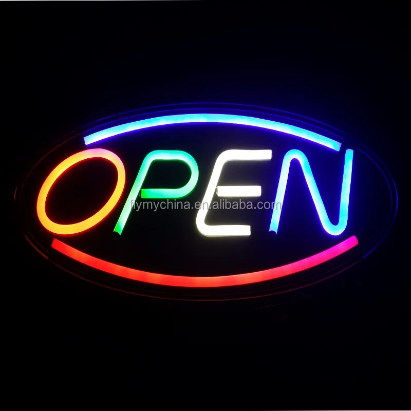 Led Neon Open Sign Board Home Store Decoration Buy Neon Sign,Open