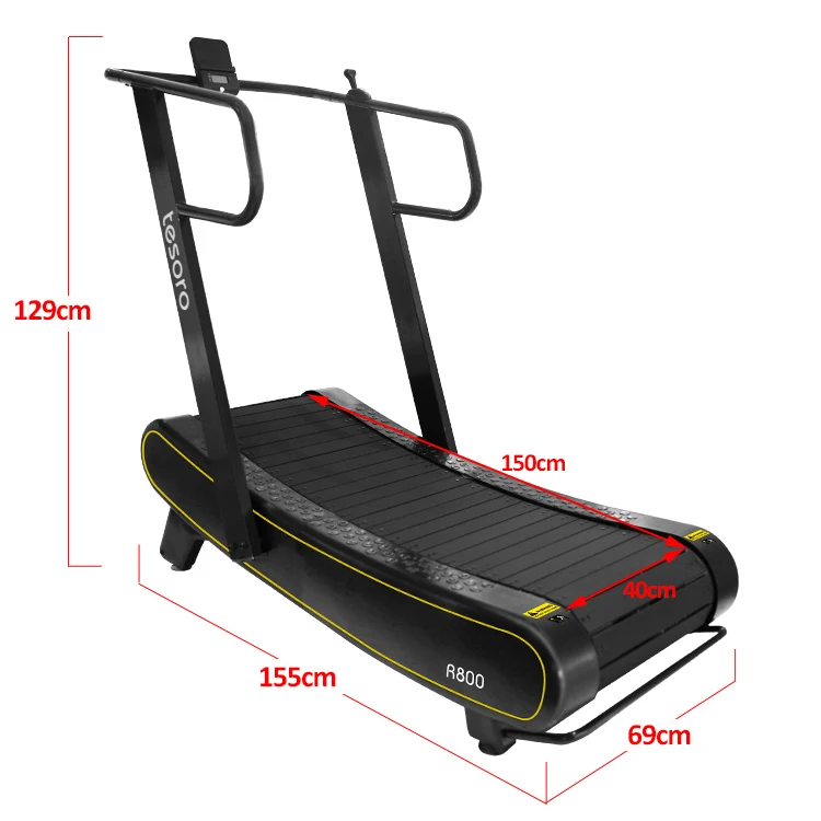 

Treadmill commercial curved self-powered treadmill non-motorized skillmill treadmill with best price factory directly