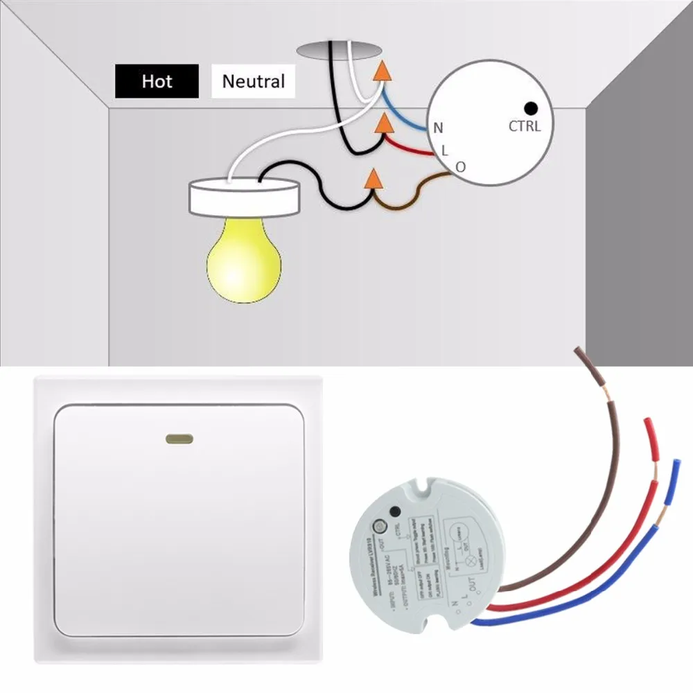 Selfpowered Batteryfree Light Sensor Wireless Light Switch For Smart