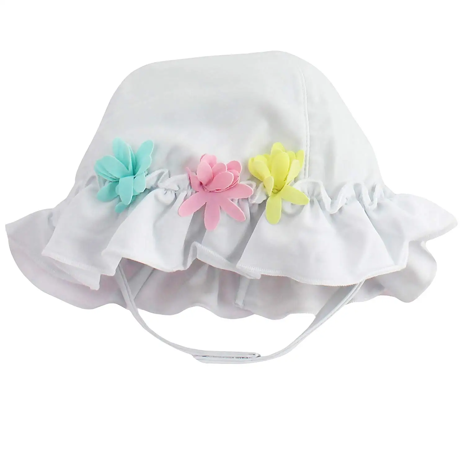 white sun hat toddler girl