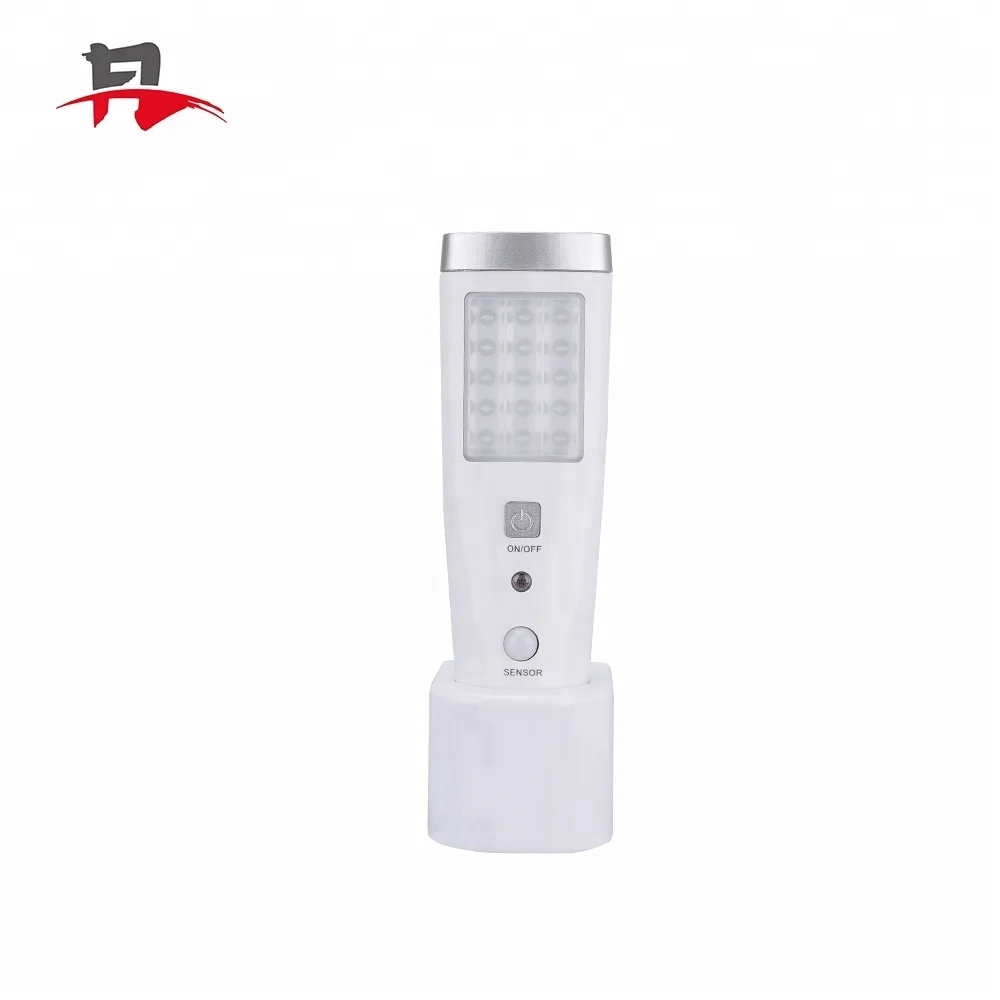 Indoor 15+5 LED Baby Night Light With Flashlight Wireless Charging Rechargeable Motion LED Emergency Sensor Night Lights
