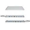 Multi function 11 in 1 Hub USB Type-C Docking Station for MacBook Pro 2016 HUB to HDMI/VGA/SD/TF/RJ45/USB 3.0/3.5mm Audio Ports