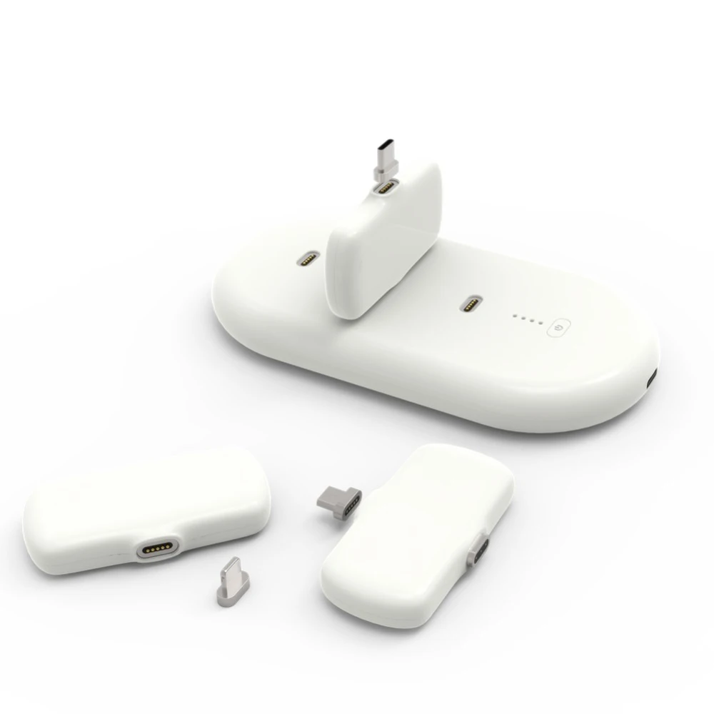 3 in 1 Connecter Magnetic Wireless Power Bank Finger Charger for All Brand Phones