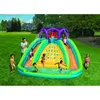 customized large kids water playground inflatable pool with slide